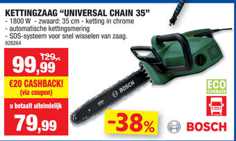 Hubo Bosch Kettingzaag Universal Chain 35" aanbieding