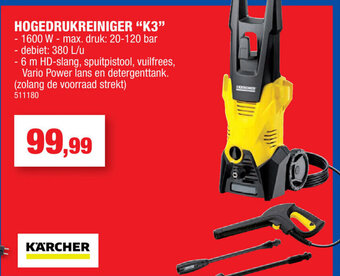 Hubo Hogedrukreiniger "K3" aanbieding