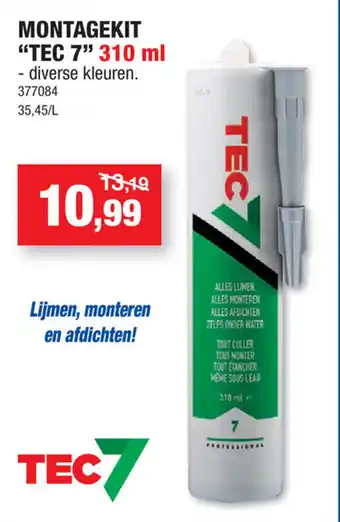 Tec7 Montagekit 310ml