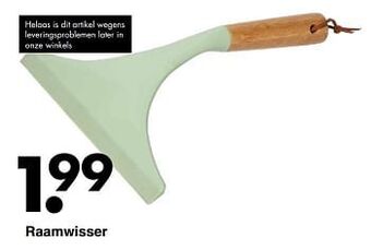 Wibra Raamwisser aanbieding