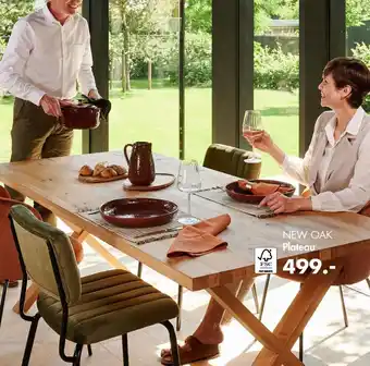 Casa New oak plateau aanbieding