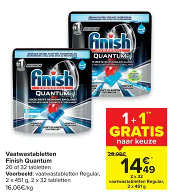 Vaatwastabletten Finish Quantum