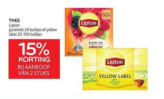 Alvo Thee lipton aanbieding