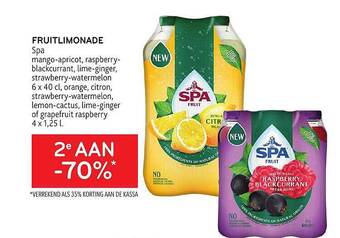 Alvo Fruitlimonade spa aanbieding