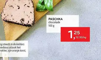 Alvo Paschka chocolade aanbieding