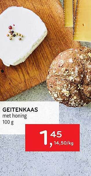 Alvo Geitenkaas met honing aanbieding