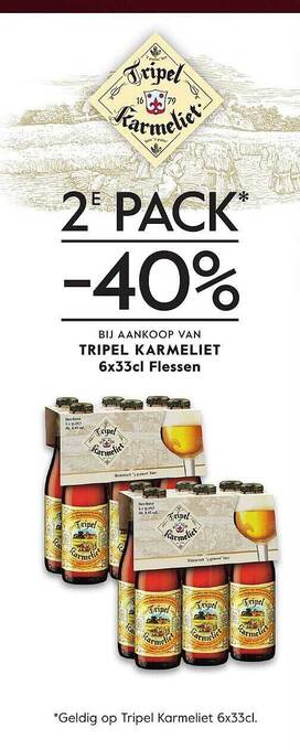 Alvo Tripel karmeliet aanbieding