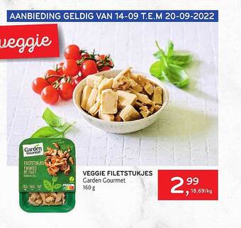 Alvo Veggie filetstukjes garden gourmet aanbieding