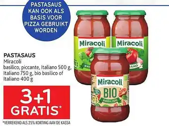 Alvo Pastasaus miracoli aanbieding