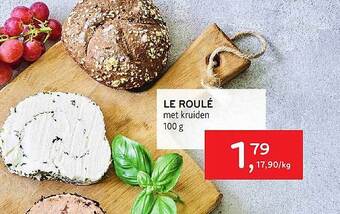 Alvo Le roulé met kruiden aanbieding