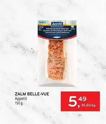 Alvo Zalm bellevue appetit aanbieding