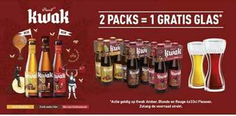 Spar Colruyt Kwak amber, blonde en rouge aanbieding