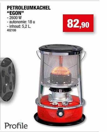 Hubo Petroleumkachel egon aanbieding