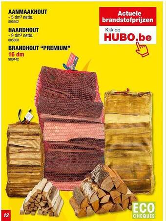 Hubo Aanmaakhout, haardhout, brandhout premium aanbieding