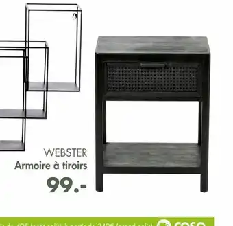 Webster armoire a tiroirs