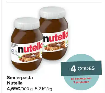 Carrefour Market Nutella Smeerpasta aanbieding
