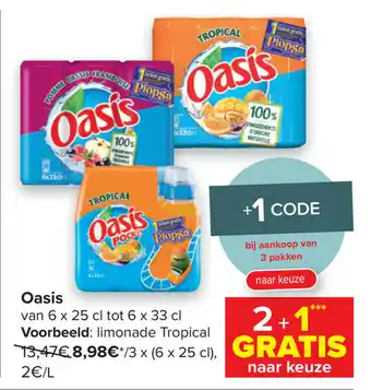 Carrefour Market Oasis aanbieding