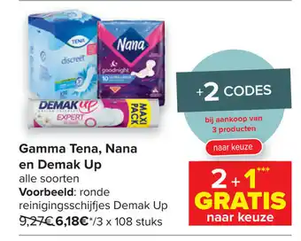 Gamma Tena, Nana en Demak Up
