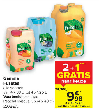 Carrefour Market Gamma Fuzetea aanbieding