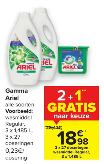 Carrefour Market Gamma Ariel aanbieding