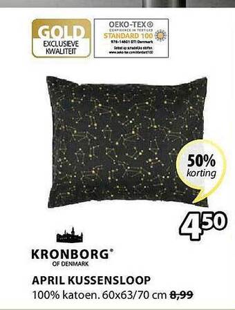Jysk April kussensloop aanbieding
