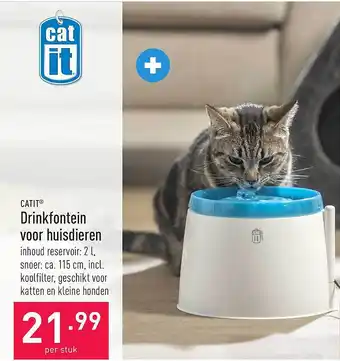 ALDI Drinkfontein voor huisdieren aanbieding