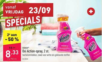 ALDI Vanish oxi actionspray, 2 st aanbieding