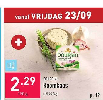 ALDI Boursin roomkaas aanbieding