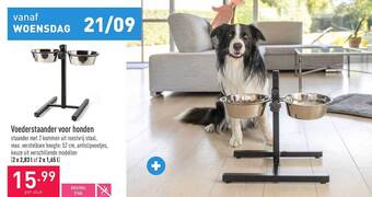 ALDI Voederstaander voor honden aanbieding