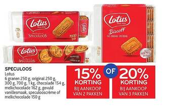 Alvo Speculoos lotus aanbieding