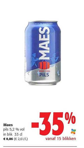 Colruyt Maes pils aanbieding