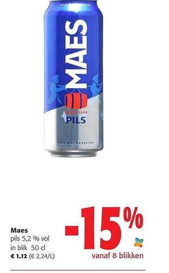 Colruyt Maes pils aanbieding