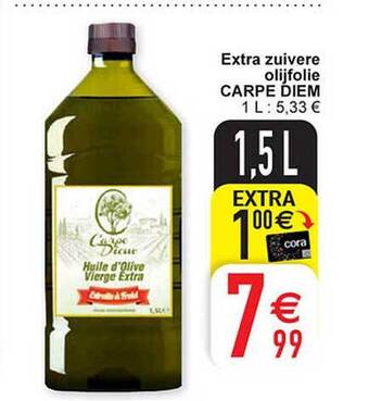 Cora Extra zuivere olijfolie carpe diem aanbieding