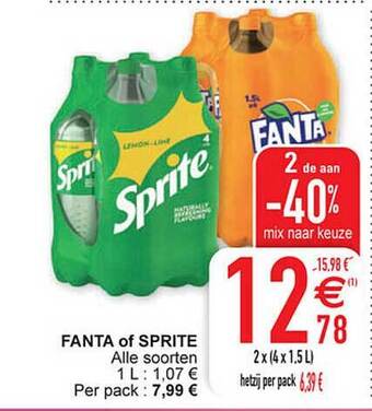 Cora Fanta of sprite aanbieding