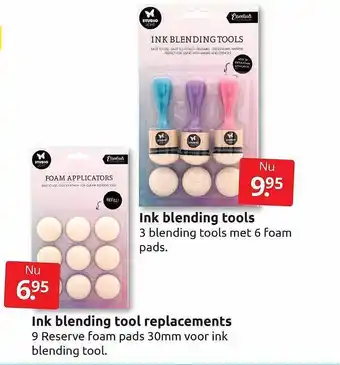 Ink bleding tools, ink bleding tool replacements