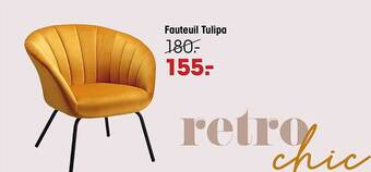Kwantum Fauteuil tulipa aanbieding