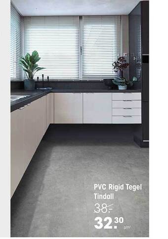 Kwantum Pvc rigid tegel tindall aanbieding