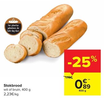 Carrefour Market Stokbrood 400G aanbieding