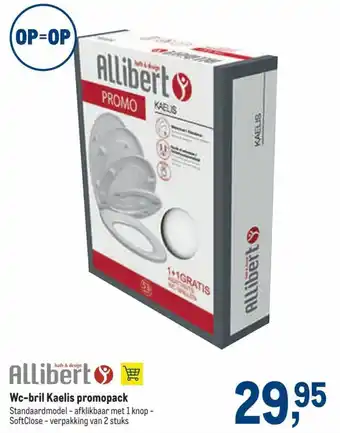 Makro Allibert Wc-brill kaelis promopack aanbieding