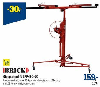 Brick gipsplatenlift LPP480-70