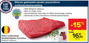 Carrefour Extra rundersteak Kwaliteitsketen Carrefour aanbieding