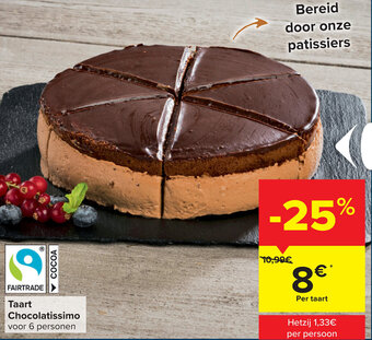 Carrefour Taart Chocolatissimo aanbieding