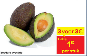 Carrefour Eetklare avocado aanbieding