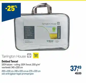 Makro Tarrington House dekbed tencel 140x200CM aanbieding