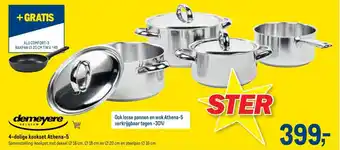 Makro Demeyere 4-delige kookset athena-5 aanbieding