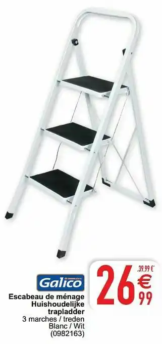 Escabeau de ménage huishoudelijke trapladder