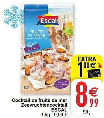 Cora Cocktail de fruits de mer zeevruchtencocktail escal aanbieding
