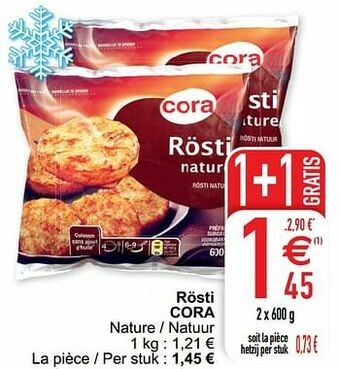 Cora Rösti cora aanbieding