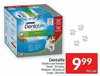 Intermarché Dentalife snacks voor honden small medium large aanbieding