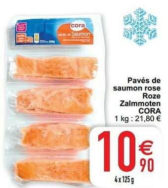 Cora Pavés de saumon rose roze zalmmoten cora aanbieding